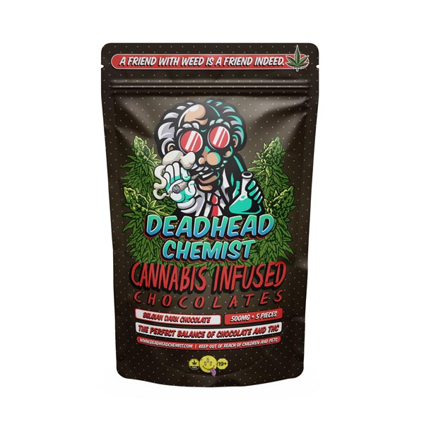 Belgian Dark Chocolate 500MG THC — Deadhead Chemist Canada