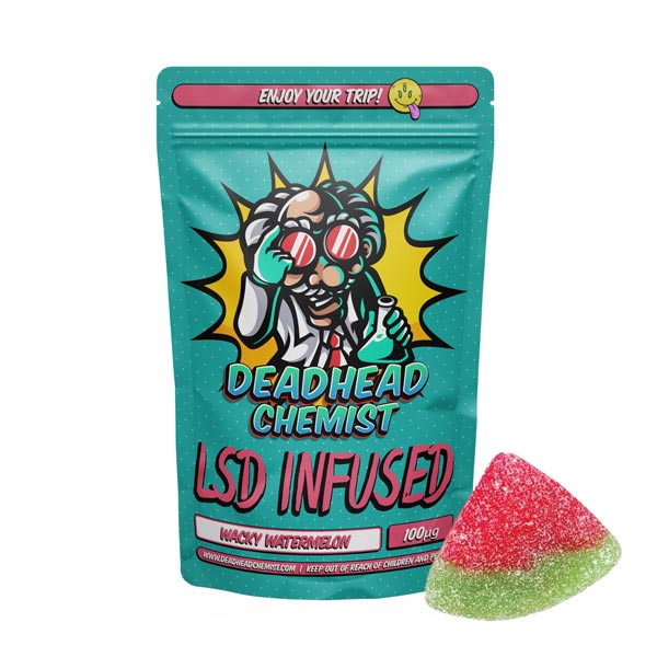 LSD Edible 100ug Wacky Watermelon Deadhead Chemist — Deadhead Chemist Canada