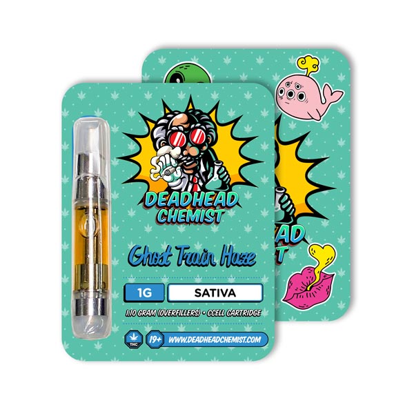 Deadhead Chemist THC Vape Cartridge 1G | Ghost Train Haze Sativa — Deadhead Chemist Canada