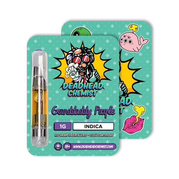 Deadhead Chemist THC Vape Cartridge 1G | Northern Lights Indica — Deadhead Chemist Canada