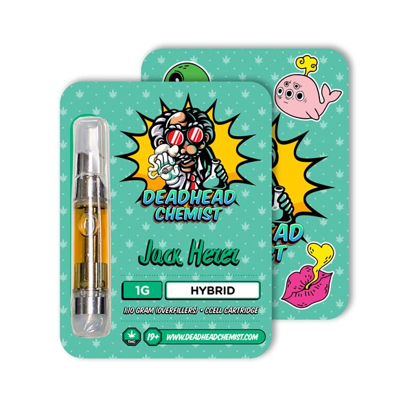 Deadhead Chemist THC Vape Cartridge 1G | Jack Herer Hybrid — Deadhead Chemist Canada