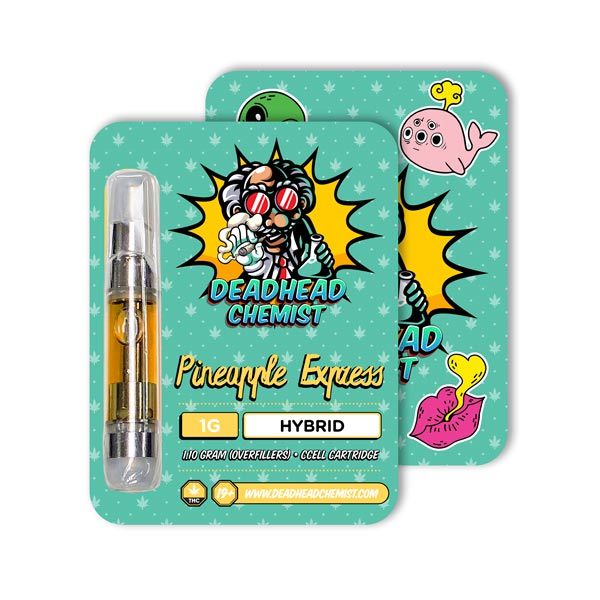 Deadhead Chemist THC Vape Cartridge 1G | Pineapple Express Hybrid — Deadhead Chemist Canada