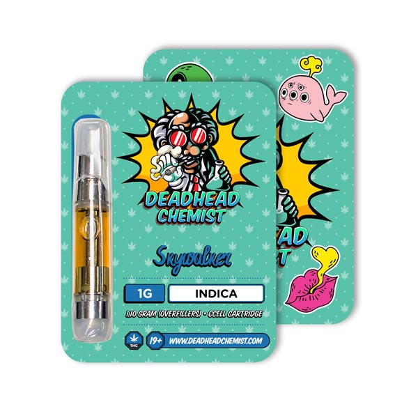 Deadhead Chemist THC Vape Cartridge 1G | Skywalker Indica — Deadhead Chemist Canada