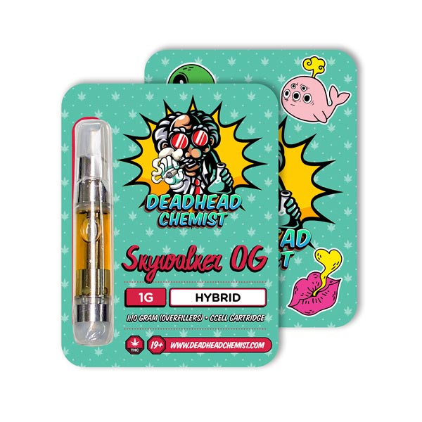 Deadhead Chemist THC Vape Cartridge 1G | Skywalker OG Hybrid — Deadhead Chemist Canada