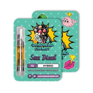 Deadhead Chemist THC Vape Cartridge 1G | Sour Diesel Hybrid