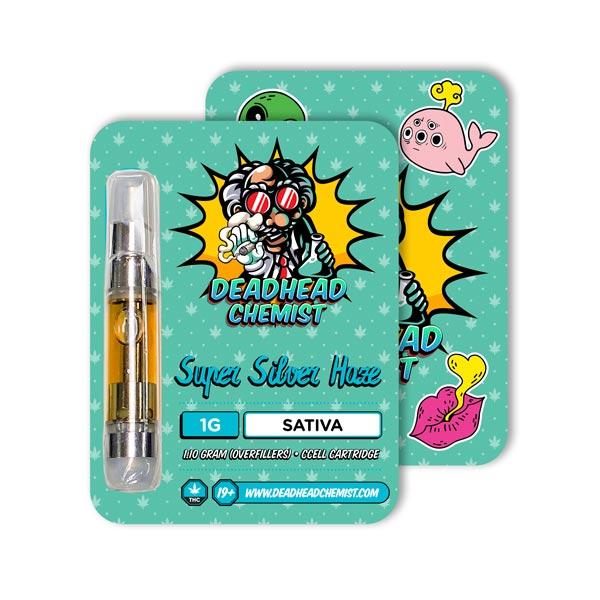 Deadhead Chemist THC Vape Cartridge 1G | Super Silver Haze Sativa — Deadhead Chemist Canada