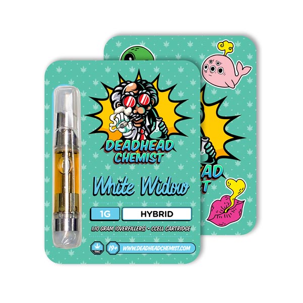 Deadhead Chemist THC Vape Cartridge 1G | White Widow Hybrid — Deadhead Chemist Canada