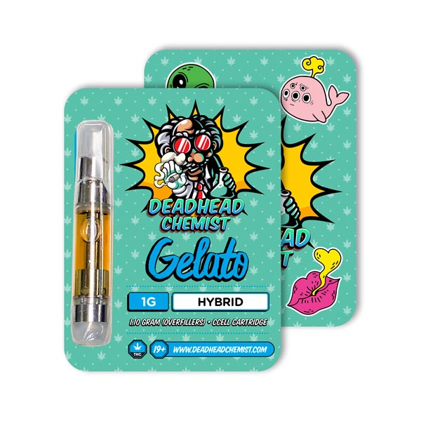 Deadhead Chemist THC Vape Cartridge 1G | Gelato Hybrid — Deadhead Chemist Canada