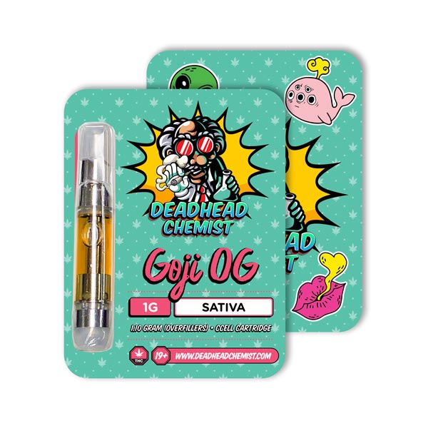 Deadhead Chemist THC Vape Cartridge 1G | Goji OG Sativa — Deadhead Chemist Canada