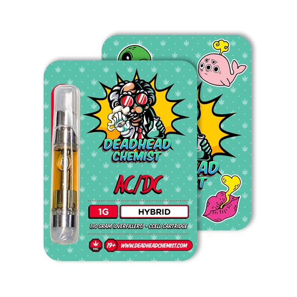 Deadhead Chemist THC Vape Cartridge 1G | AC/DC Hybrid — Deadhead Chemist Canada