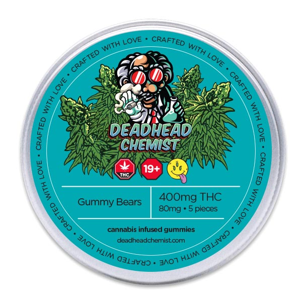 400MG THC Gummy Bears — Deadhead Chemist Canada