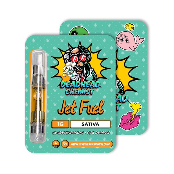 Deadhead Chemist THC Vape Cartridge 1G | Jet Fuel Sativa — Deadhead Chemist Canada