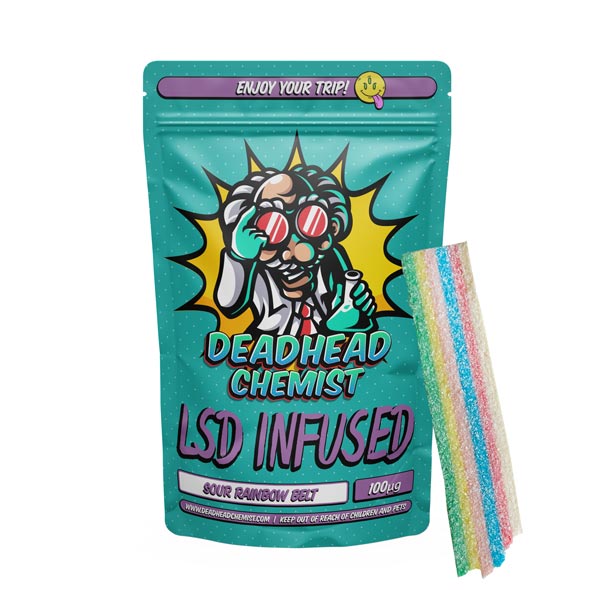 LSD Edible 100ug Sour Rainbow Belt Deadhead Chemist — Deadhead Chemist Canada