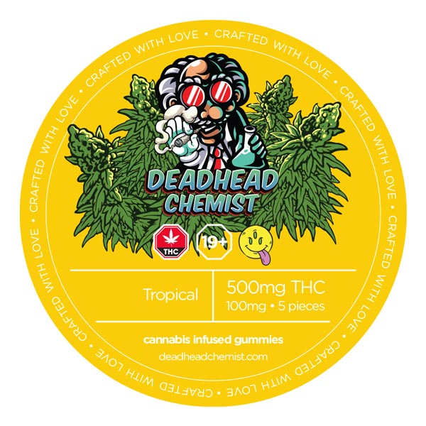 500MG THC Tropical Gummies — Deadhead Chemist Canada